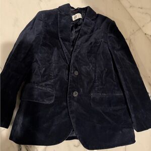 H&M Kids Navy Velvet Blazer